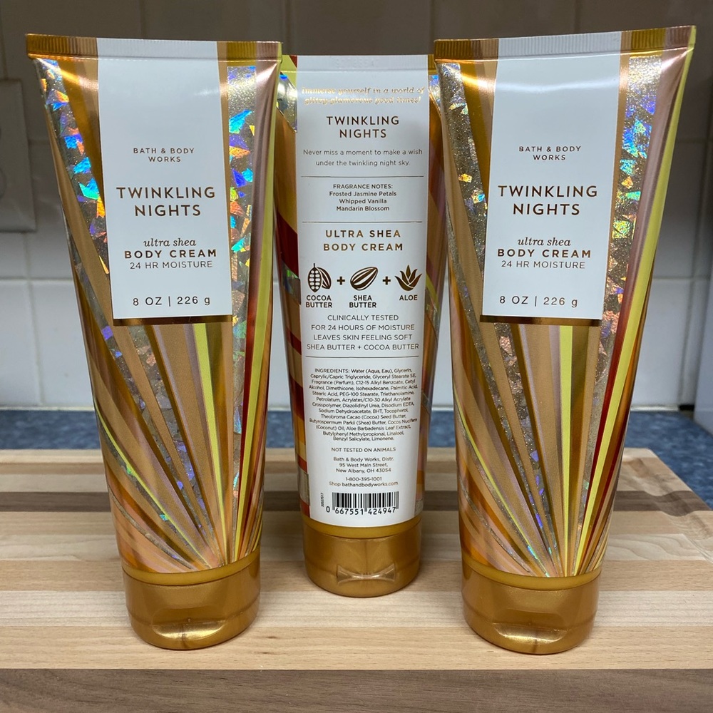 NWT Bath & Body Works Twinkling Nights Ultra Shea Body Cream